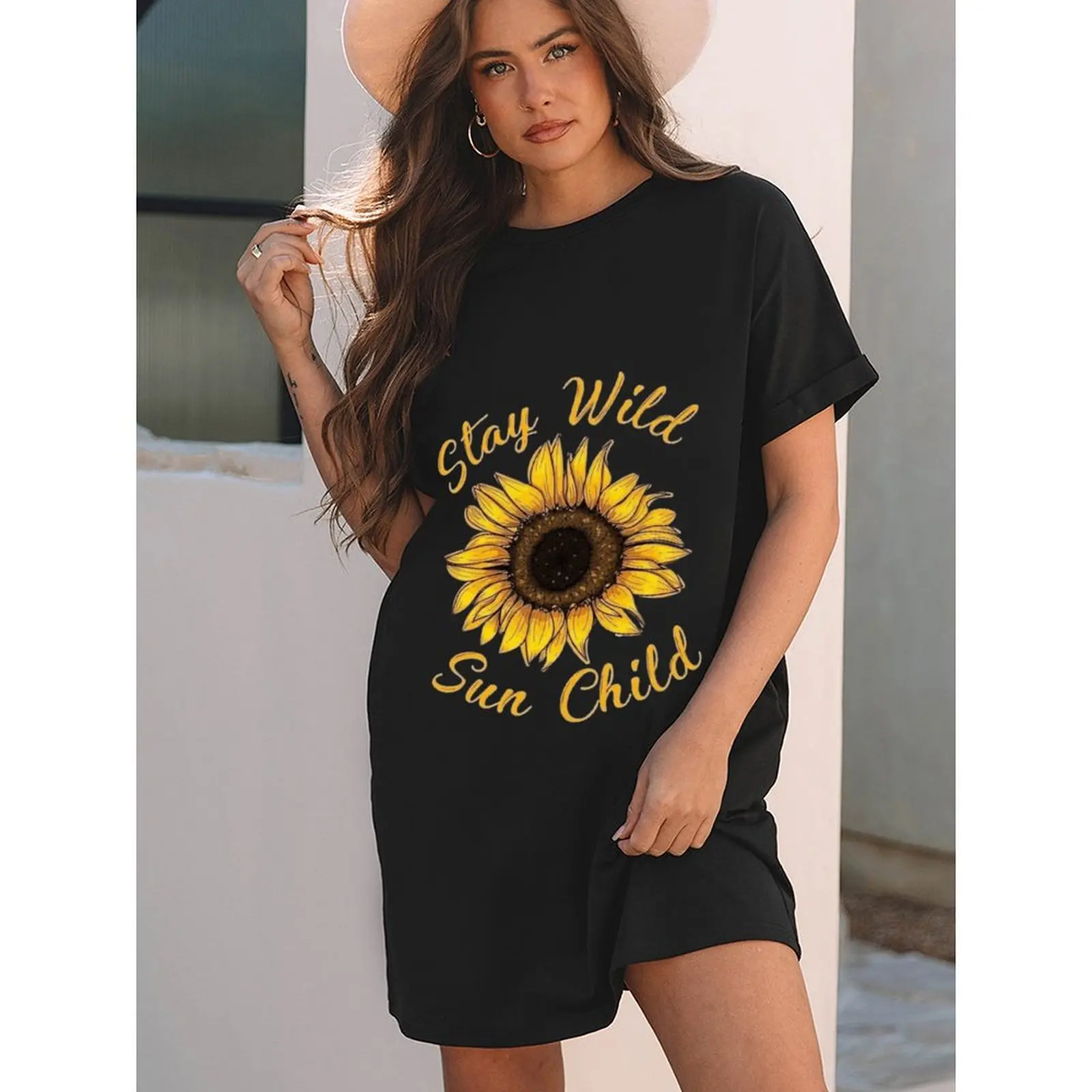 

2025 Summer Tops For Woman Sexy O Neck T Shirt Basic Print Short Sleeve T-Shirts Oversized Casual Streetwear Hip Hop Y2k Clothes