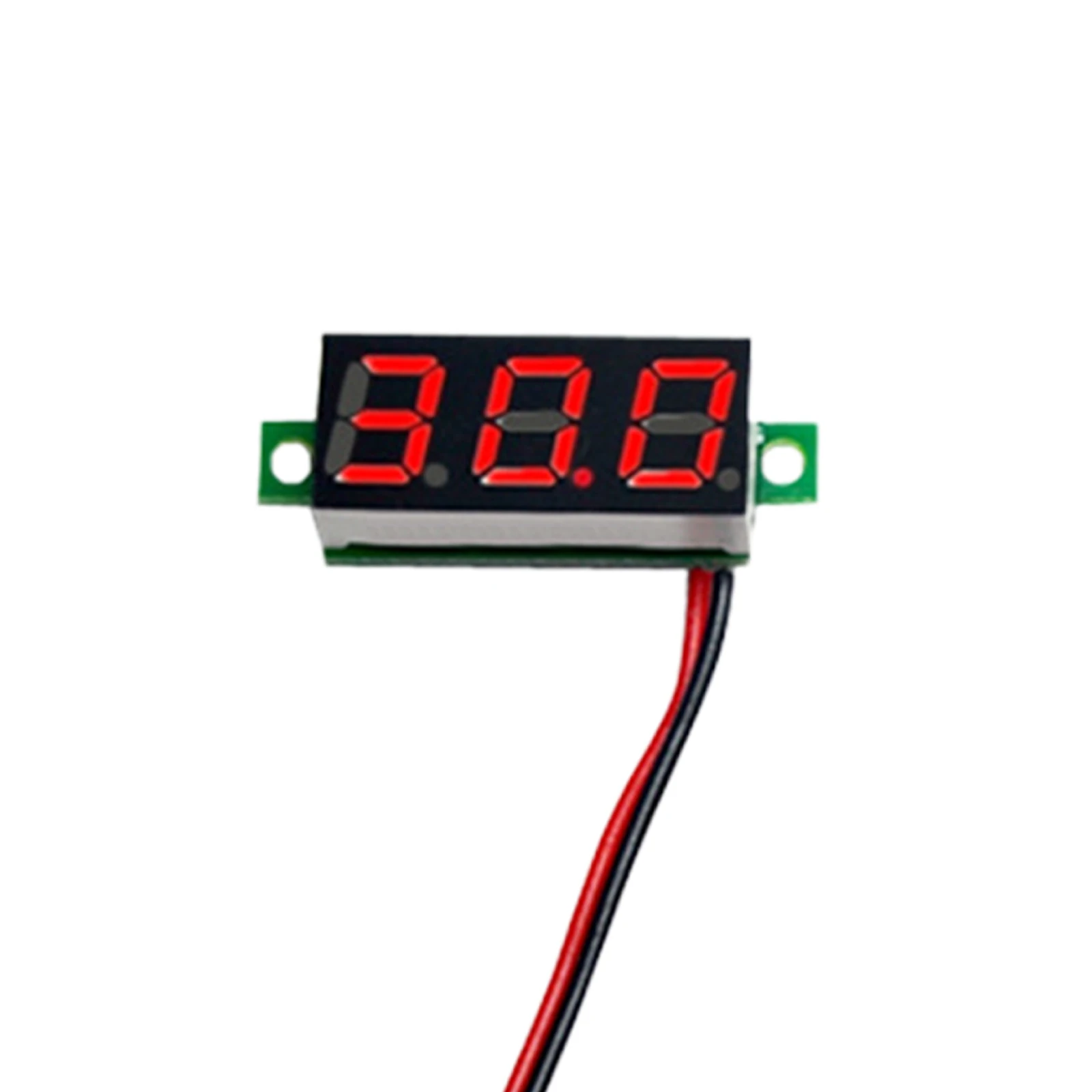 0.28-inch LED Minimun Digital Voltmeter DC2.5-40V Reverse Connection Protection 2.5-40V/2.6-40V/ 3.2-40V DC Voltage Table