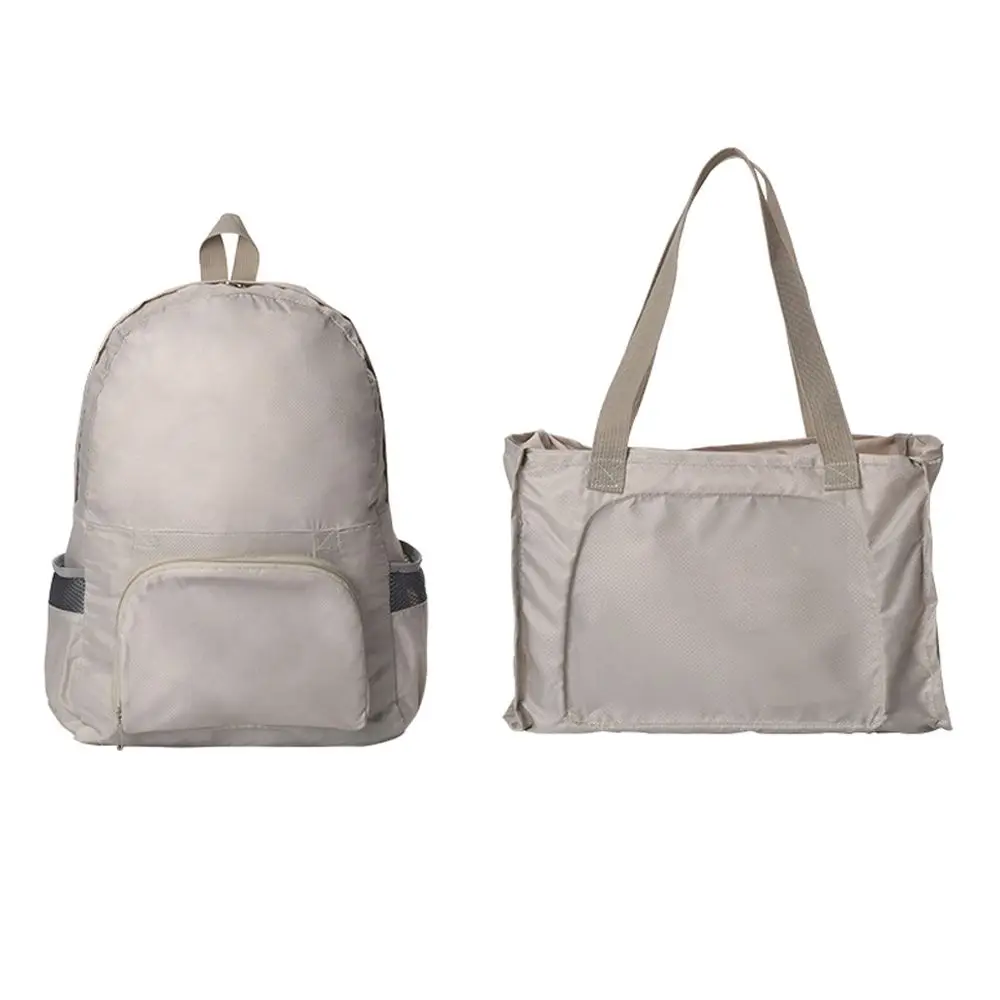 Impermeável dupla finalidade mochila para mulheres, saco de viagem, bolsa de armazenamento, bolsa, grande capacidade, ao ar livre, esportes, diversos