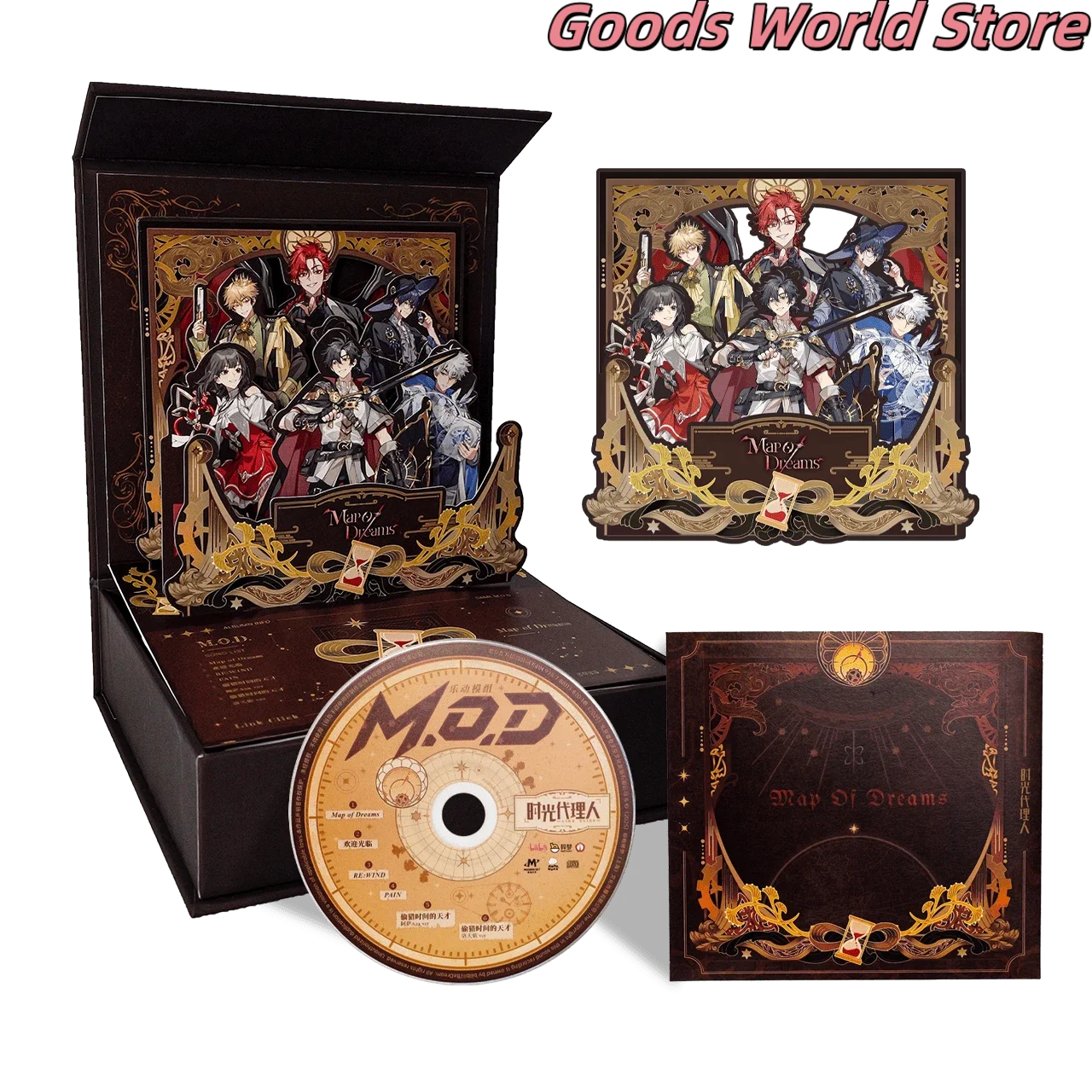 

Original Charles Charles Jo Vein Felix CD Black Glue Gift Box Set Link Click Cosplay Costume Anime Tv collection Birthday Gift