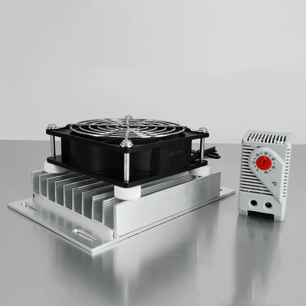 Aluminum Alloy PTC Heater with Fan, 220V 50-200W, for Dehumidification and Drying of Electrical Distribution Cabinets