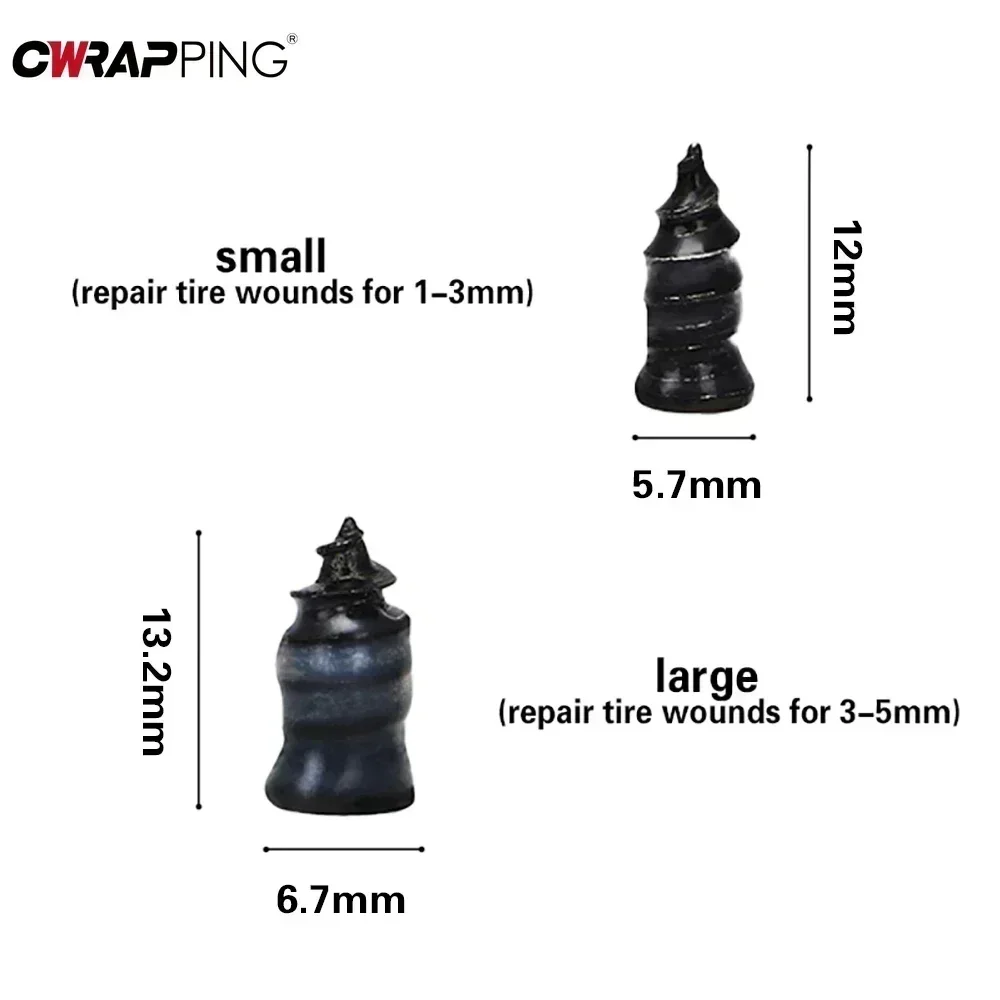 10-30Pcs Car Vacuum Tyre Repair Nails Truck Scooter Bike Tire Puncture Repair Tools Rubber Metal Nails for Cars Accessories image 6