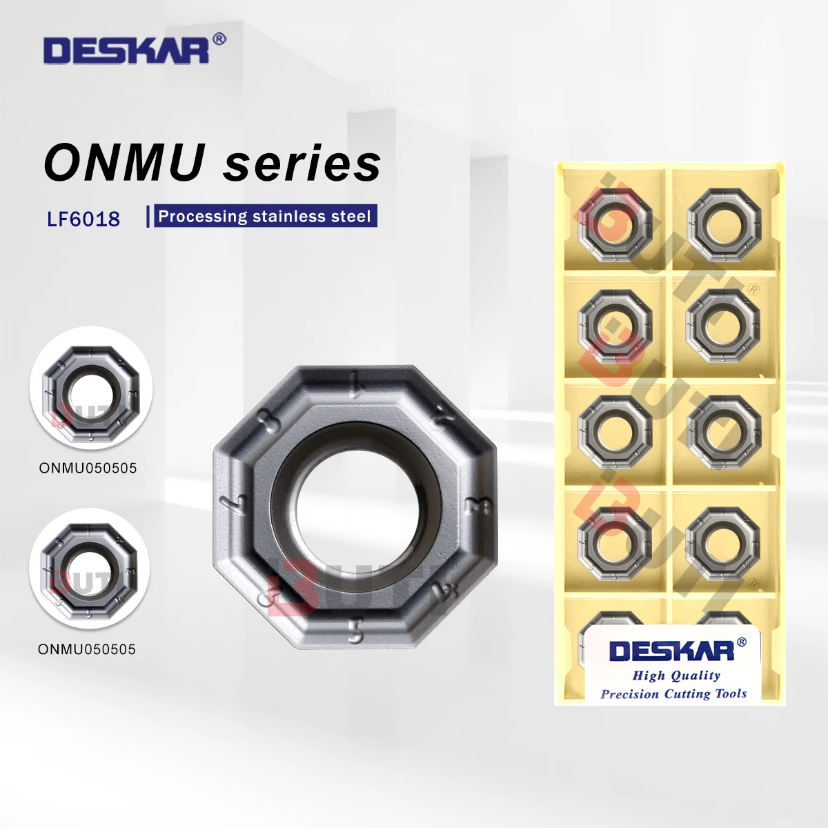 DESKAR 100% Milling Tool CNC Lathe Original ONMU050505 LF6018 Milling Cutter Tools Parts Stainless Steels Blade Tool ONMU Series