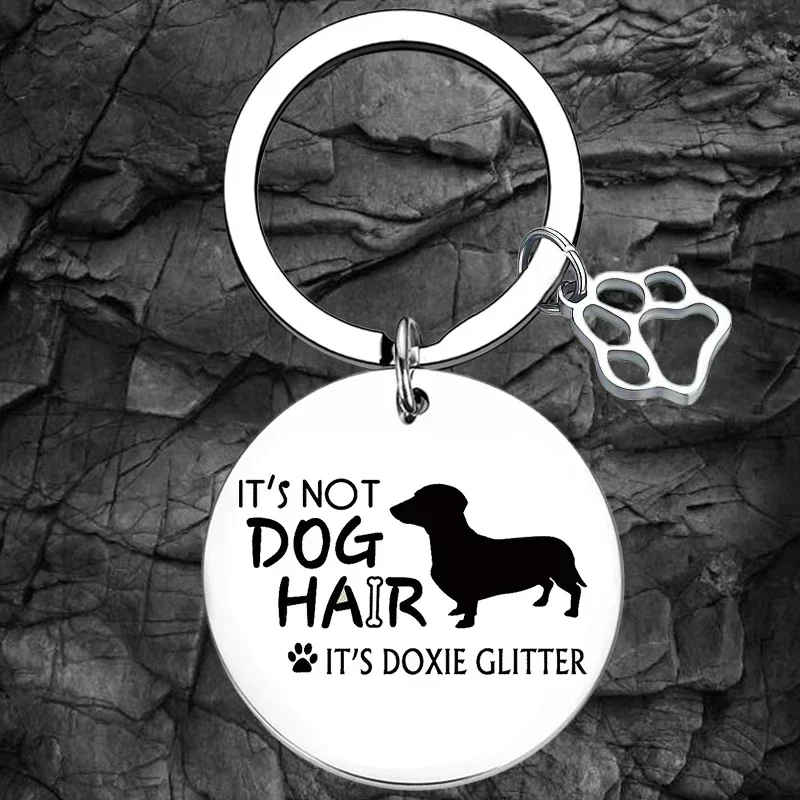 Dog Lover Gifts Keychain Sausage Dog Key Rings animal Dachshund Lover Gifts