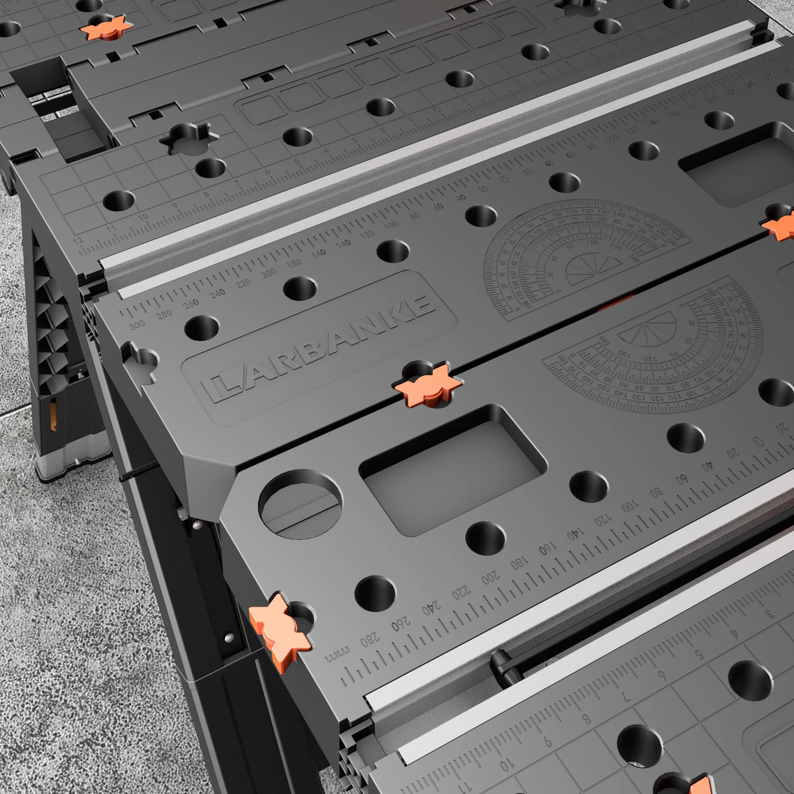 Folding Workbench,2-in-1 Waterproof Portable Folding Work Table,31" W x 25" D x 32" H Workbench,Height-Adjustable Work Table