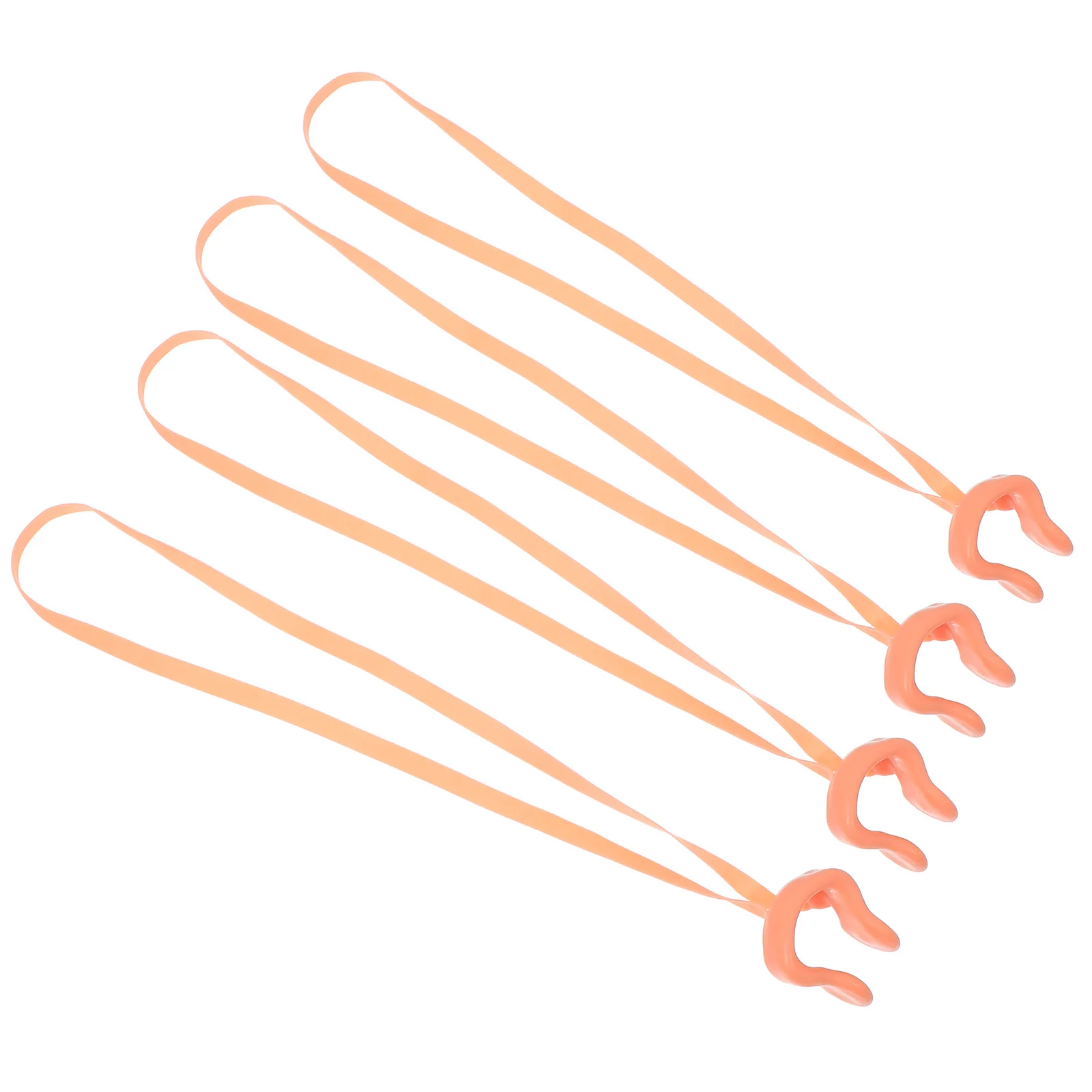 

4Pcs Premium Nose Clamps Wear-Resistant Strapped Nose Clips for Swimming Lessons Kids Adults Swim Accessory Swim Accessory