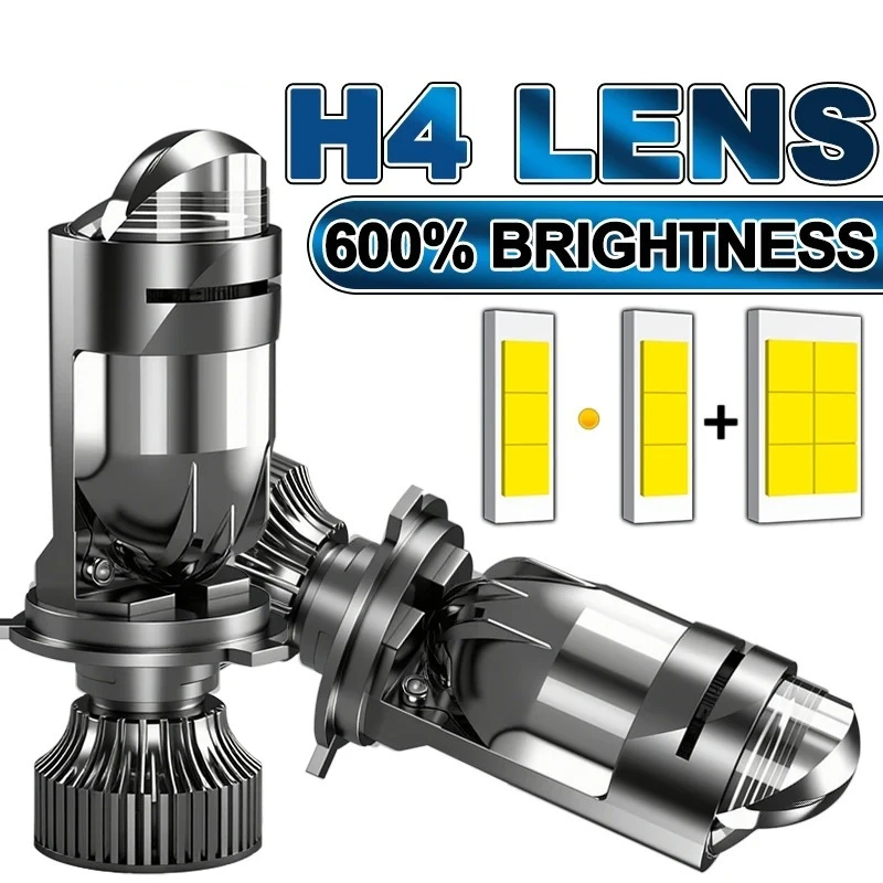 H4 جهاز عرض (بروجكتور) ليد عدسة المصباح سيارة LED المصباح Canbus 6000K مرحبا/لو شعاع لمبة مع مروحة تربو 22000LM 90 واط للسيارة/دراجة نارية 12 فولت #1