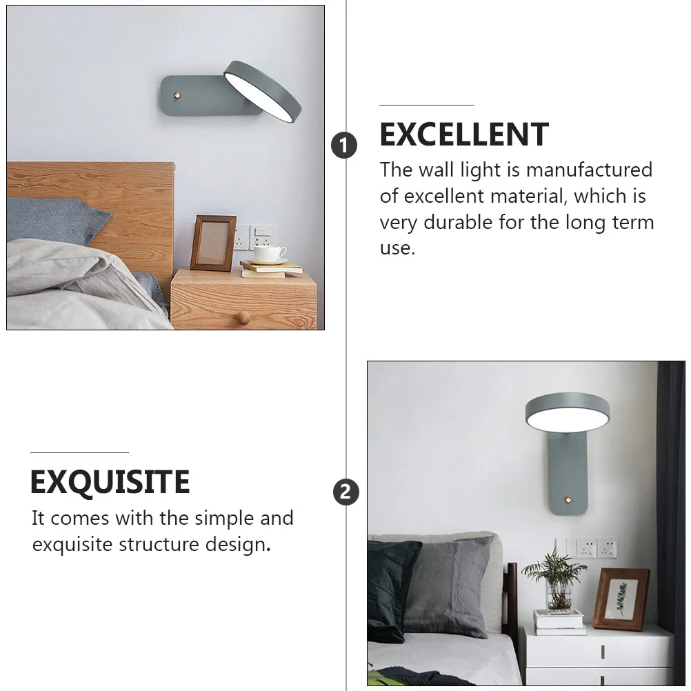 

1Pcs LED Wall Light Circular Ring Wall Lamp Simple Hallway Bedroom Corridor Decorative Indoor Light
