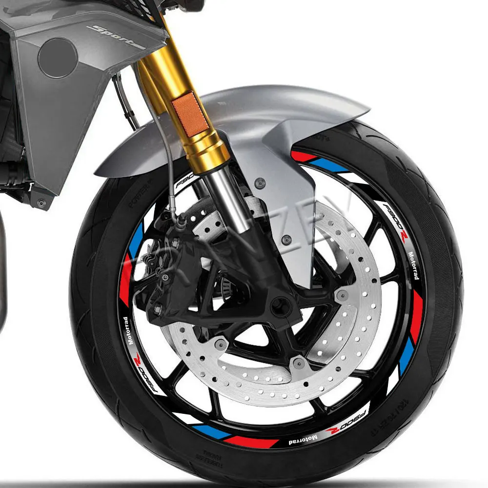 

Reflective Motorcycle Accessories Wheel Sticker Hub Decals Rim Stripe Tape Decorative Waterproof For F900R f900 r