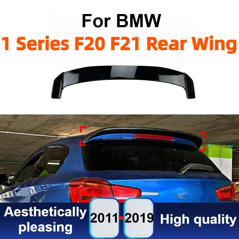 

For BMW 1 Series 118i 125i F20 F21 2011-2019 Universal Roof Spoiler Tail Wing Carbon Fiber Look Exterior Tuning Accessories