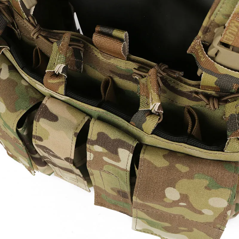 Kamizelka taktyczna EmersonGear MF Style UW IV Chest Rig 500D Molle z wieloma kieszeniami na narzędzia EDC EM7329