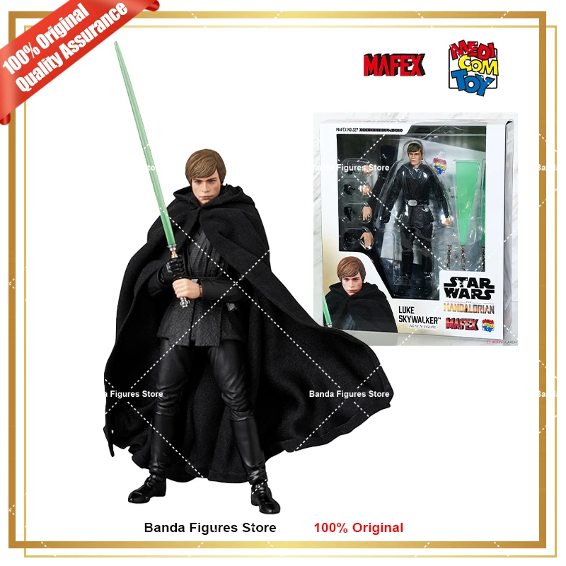 Original Medicom Toy Mafex No.227 Luke Skywalker TM The Mandalorian Ver. Mafex227 In Stock Anime Action Collection Figures Model