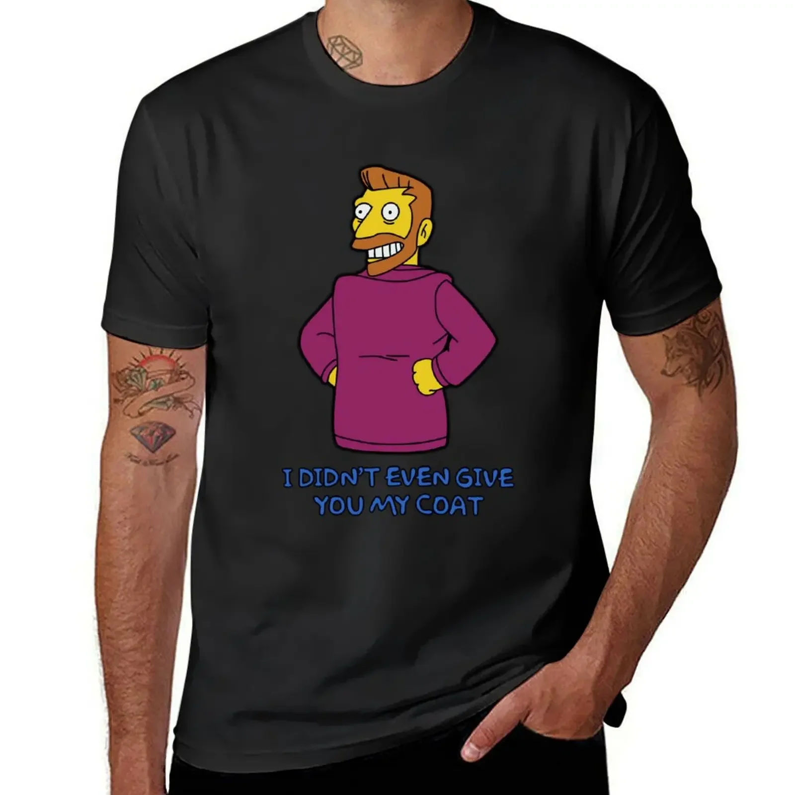 Hank Scorpio Coat T-Shirt anime tshirt oversized new edition summer clothes vintage t shirt men