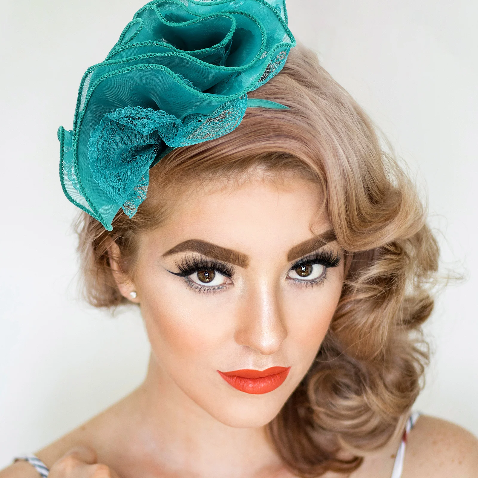 

Retro Large Headband for Women Wedding Bride Bridal Bridal Bride Lace Flower Headband Hair Accessories Hair Accessories