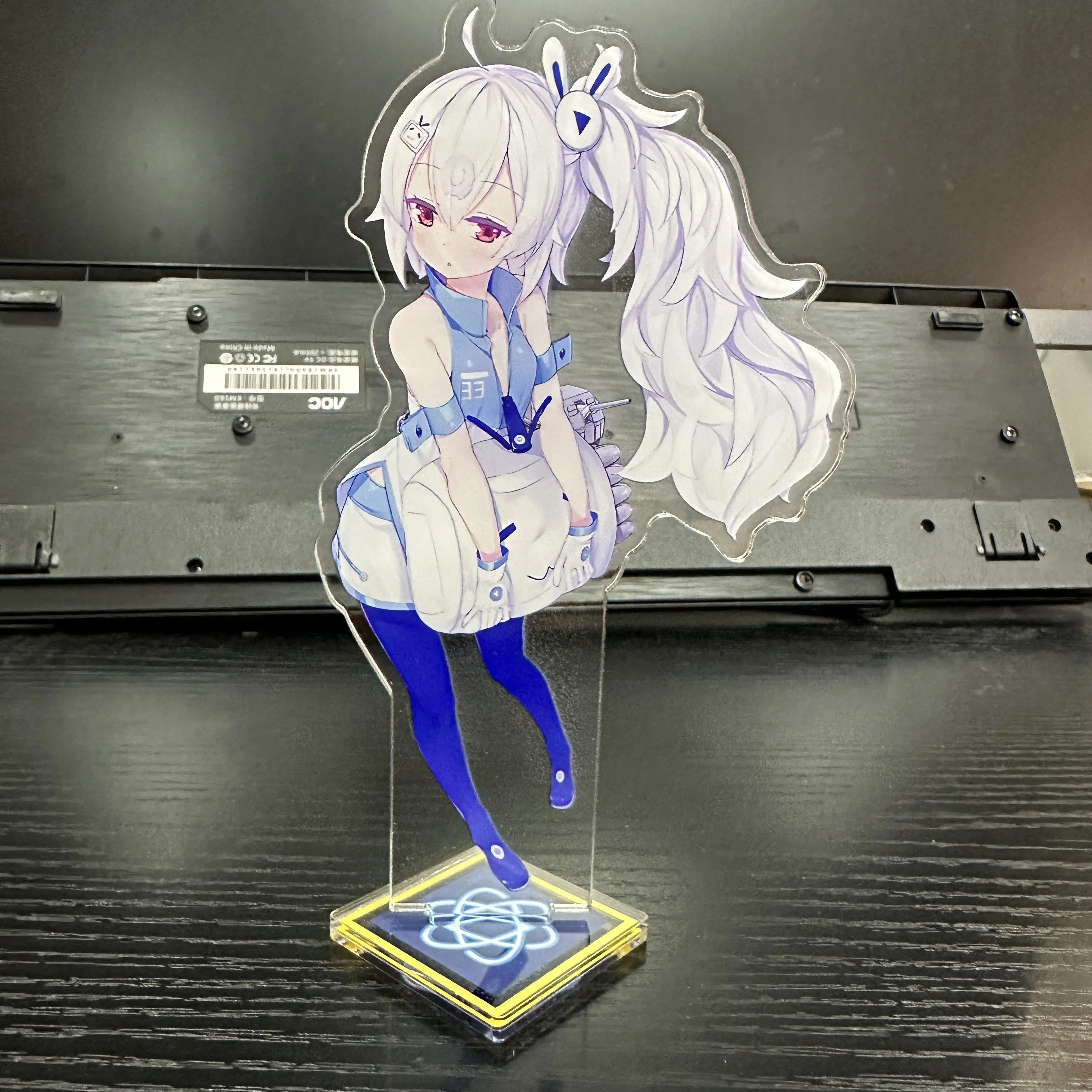 15CM Hot Anime Azur Lane Figures HMS Edinburgh Acrylic Stands USS Laffey KMS Admiral Hipper Character Model Fans Christmas Gifts