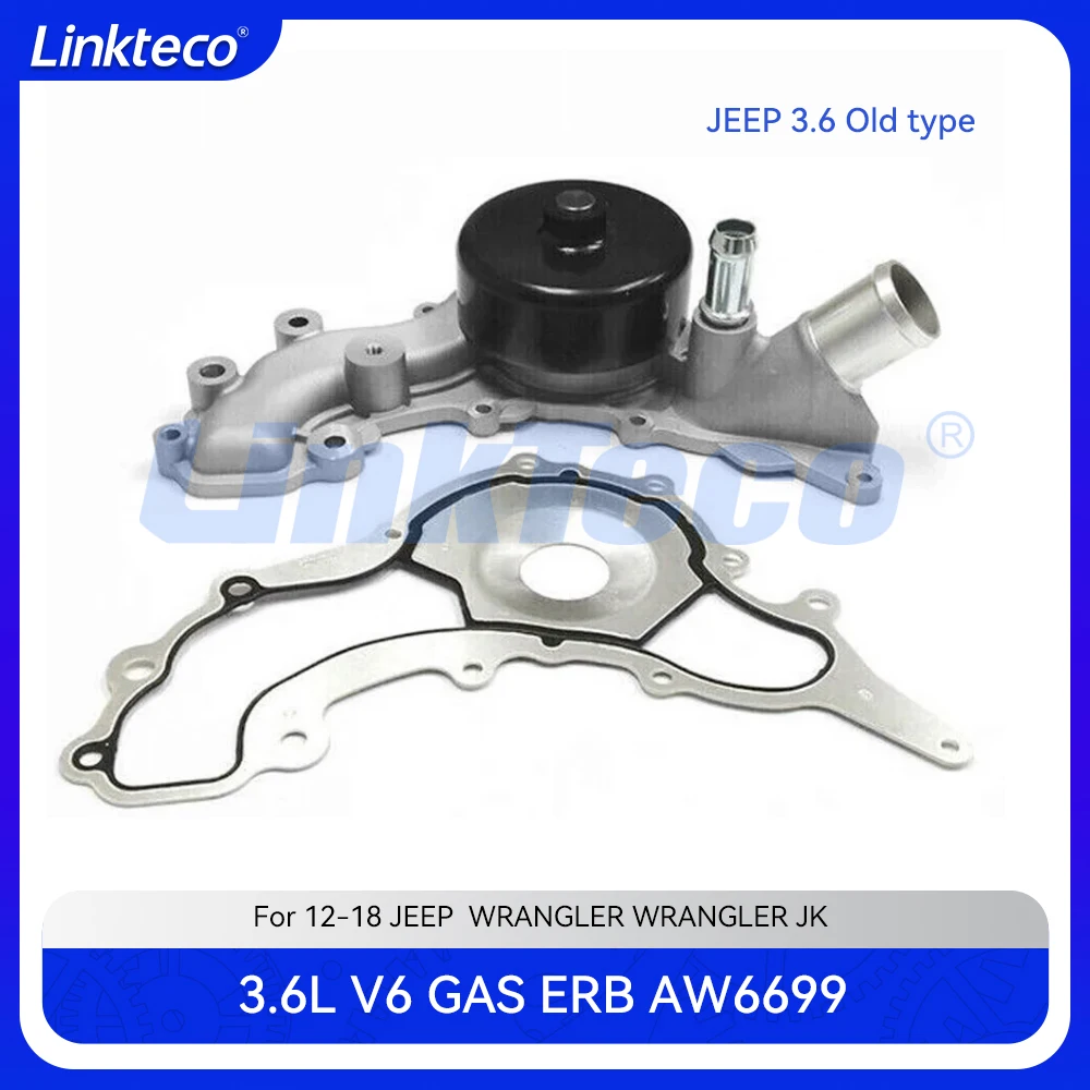 

Engine Part Old Type Water Pump & Pad Kit Fit 3.6 L V6 GAS ERB For 2012-2018 3.6L JEEP WRANGLER JK AW6699 68079412AB 68079412AD