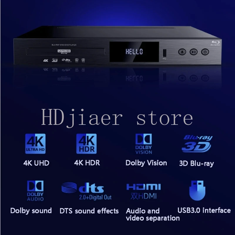 GK-908D مشغل DVD المنزلي HD EVD مشغل أقراص DVD مشغل VCD محمول