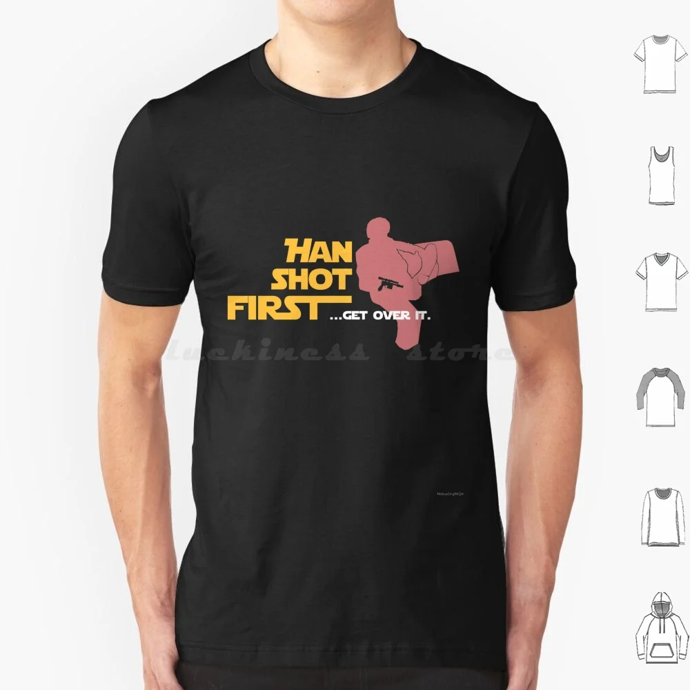 Movies-Han Shot First-Dark T Shirt Men Women Kids 6xl Han Solo Han Solo Han Shot First Rebel Cantina Chalmuns Cantina Cantina
