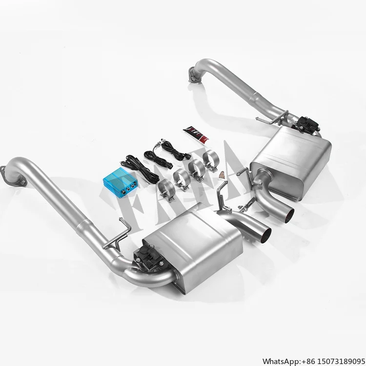 

For 718 2.0T High-performance Exhaust System Rear Section Electric Valve Exhaust Pipe Muffler