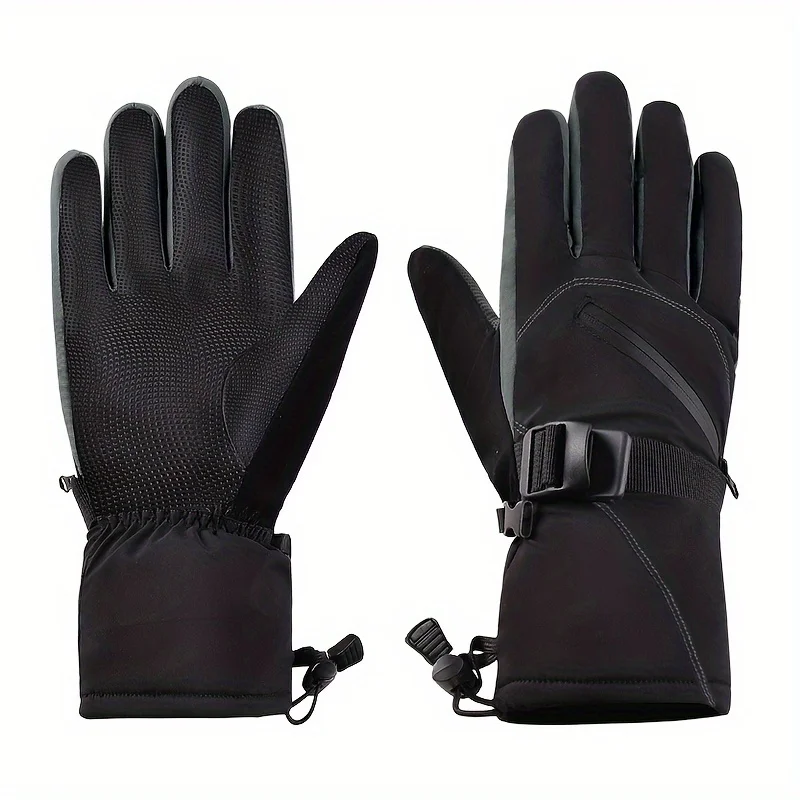 

Зимние лыжные перчатки с регулируемой эластичностью, ветрозащитные, многослойные водонепроницаемые, для занятий спортом на открытом воздухе, альпинизма, велоспорта, утолщенные и теплые перчатки