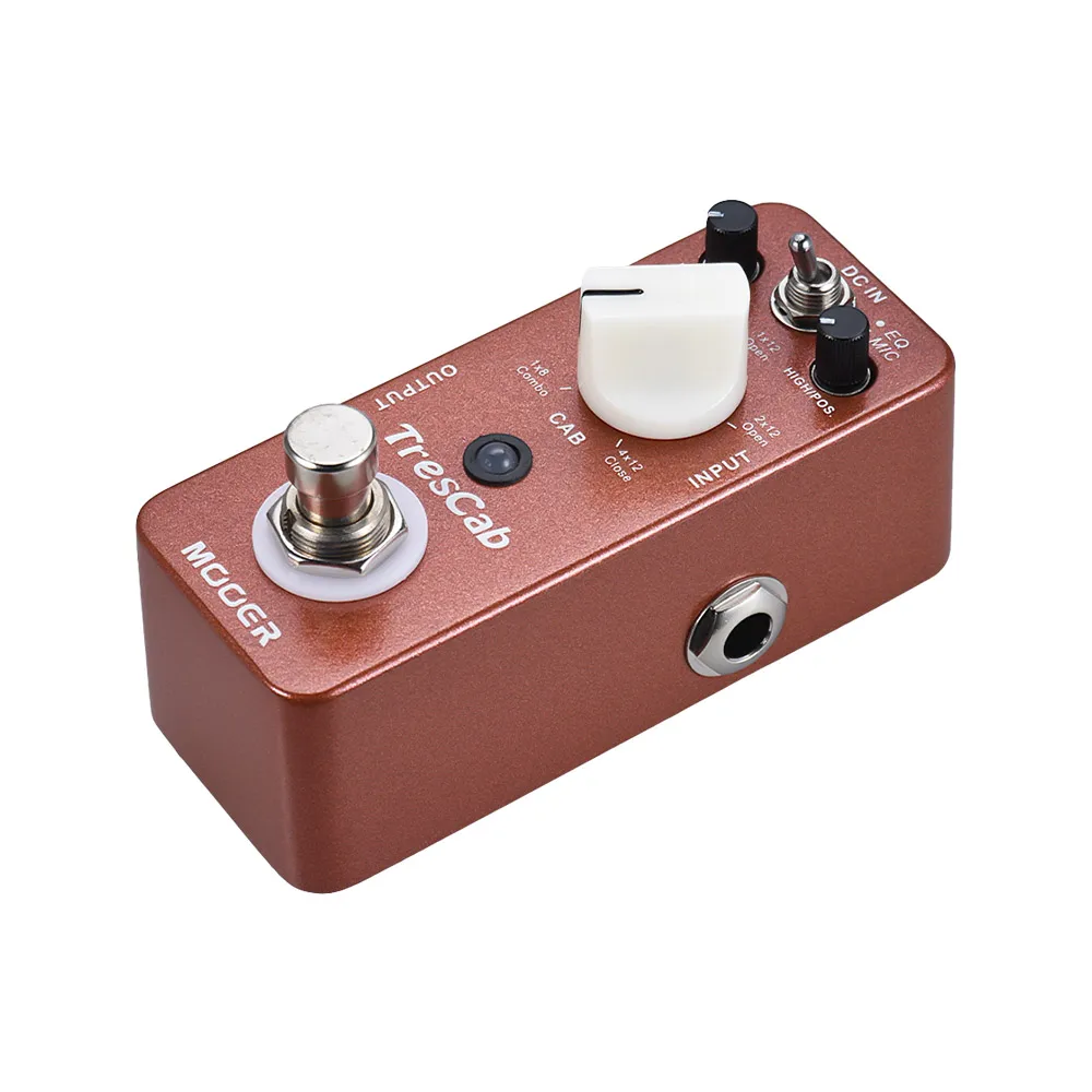 Mooer Pedal Guitar Multi Effects Mtc1 Trescab Effects Digital Cabinet Simulated Electric Guitars Musical Accessories Pedal