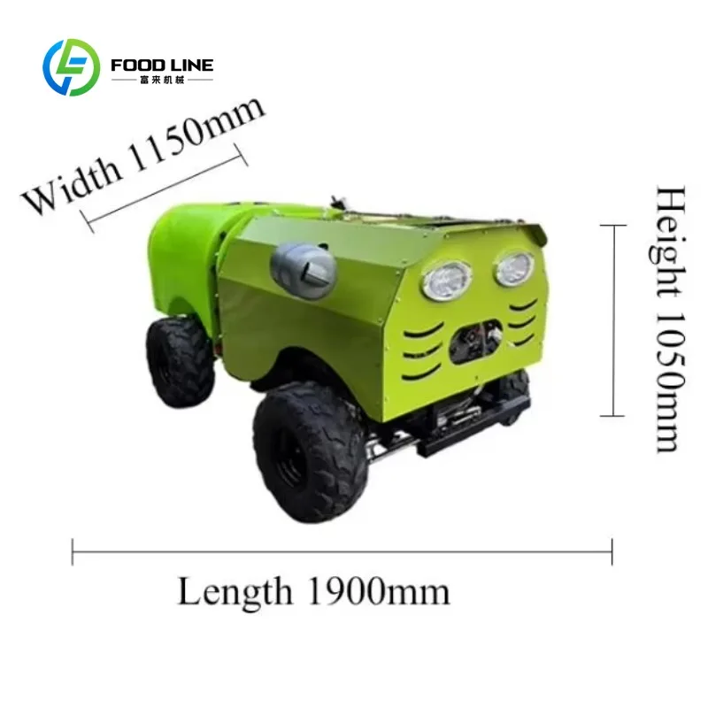 Customized Crawler Remote Control Agricultural Sprayer for Farmland and Orchards Core Engine & Pump Components Included