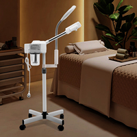 Professional Facial Steamer with Nano Atomization Technology and Adjustable Gooseneck Lamp for Deep Skin Hydration