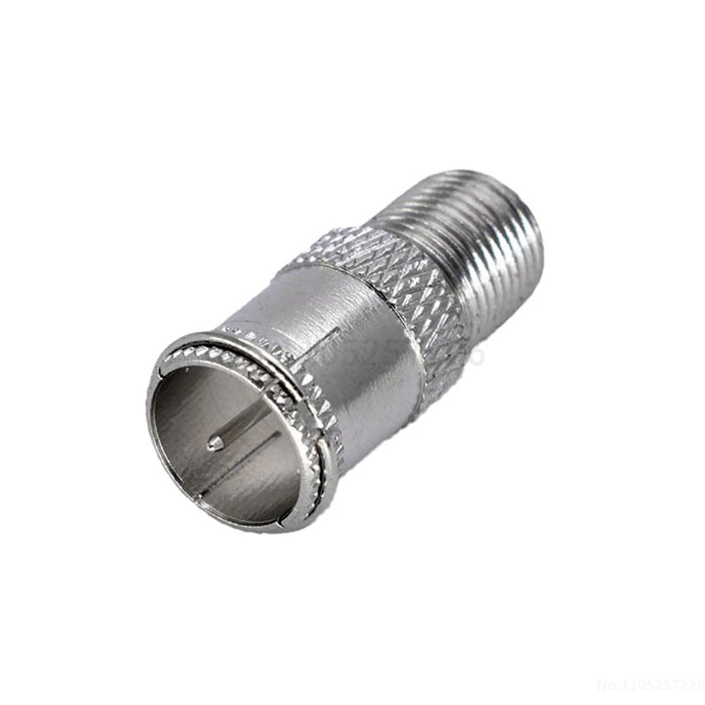 F-type quick-connect adapter straight-through F-type male-to-F-type female quick-connect adapter; imperial F-type male  (1 pcs)