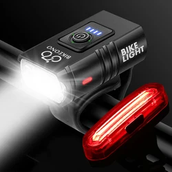 Luz da bicicleta t6 led frente usb recarregável mtb mountain bike lâmpada 1000lm farol lanterna ciclismo scooter cauda