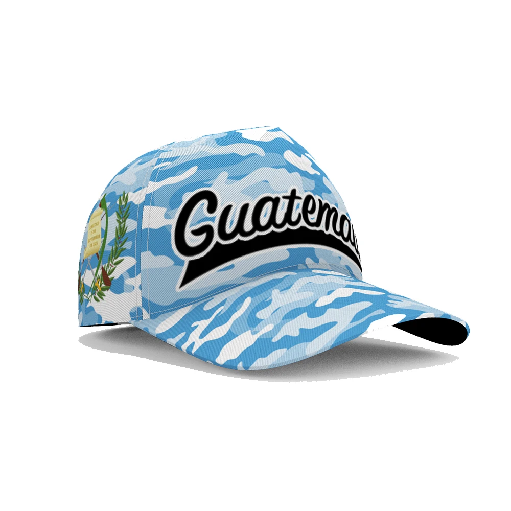 Guatemala Baseball Cap Custom Name Number Team Logo Peaked Hats Gtm Country Travel Guatemalan Nation Spanish Flag Photo Headgear