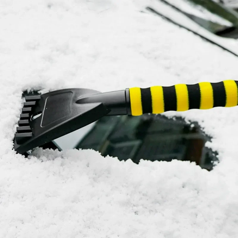 Winter Detachable Car Snow Sweeping Shovel with EVA Foam Handle Auto Cleaning Brush Ice Scraper Remover Auto Windshield