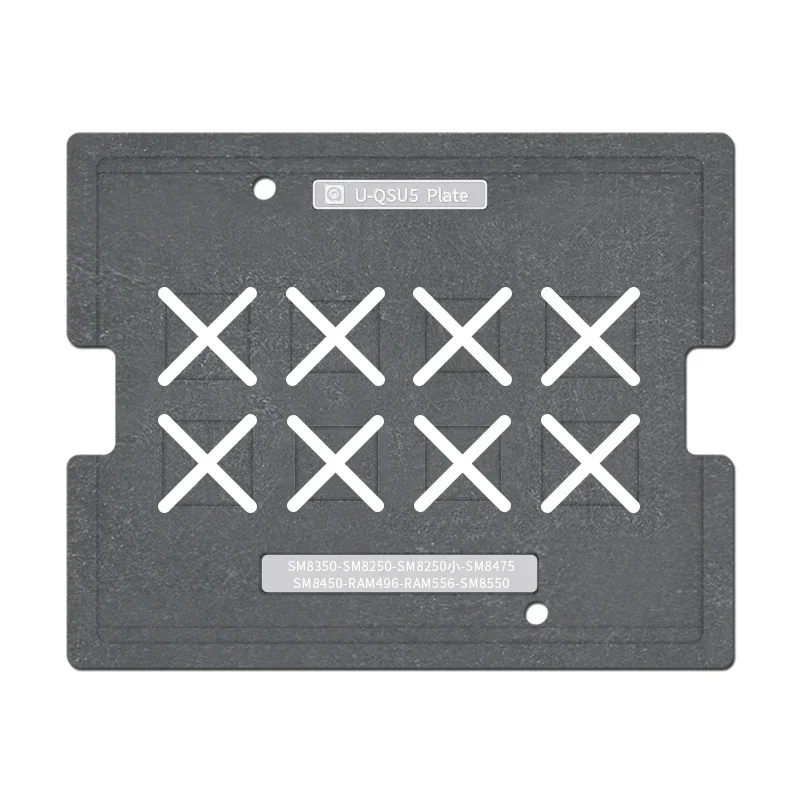 Amaoe BGA Stencil Reballing Platform kits dla Qualcomm SM8350 SM8250-002/102 SM8475 SM8450 SM8550 SM7475 SM8425 CPU RAM 496/556 — zdjęcie 2