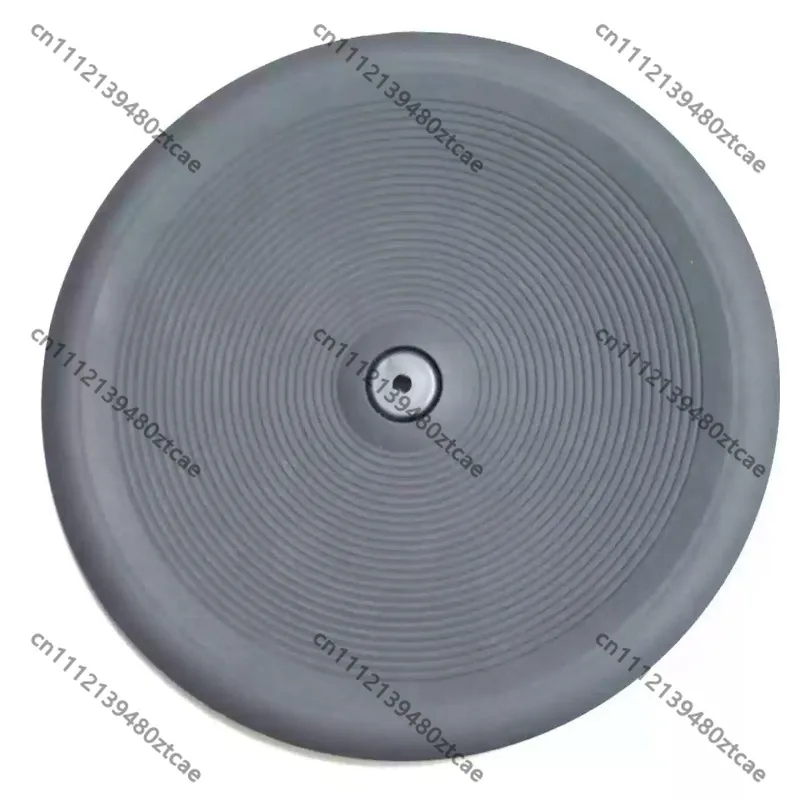 Universal 15 Inch Dual Trigger Reverse Cymbal for E-Drum, Full Wrapped Rubber Design With Choke Stop Function