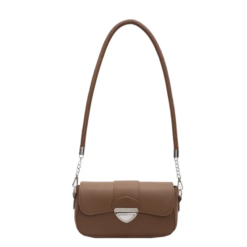

2025 new tide spring and summer retro crossbody bag foreign casual bag niche design solid color single shoulder small square bag