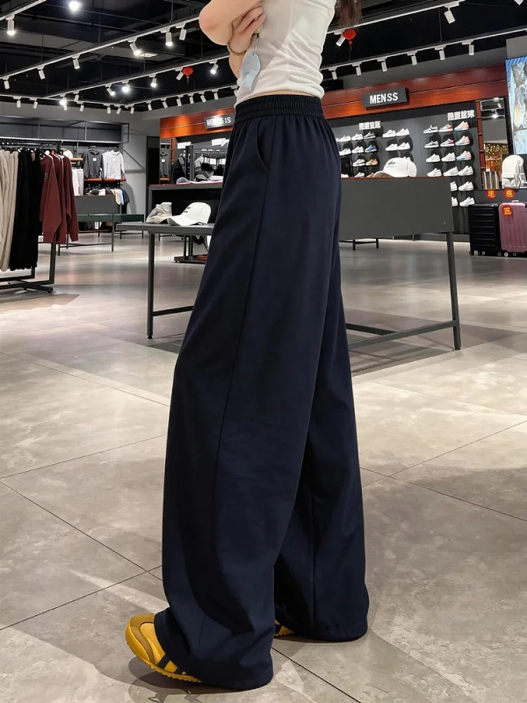 

Летние тонкие брюки-бананы с высокой талией, свободные, струящиеся, женские повседневные широкие брюки, утягивающие, повседневные брюки-кюлоты