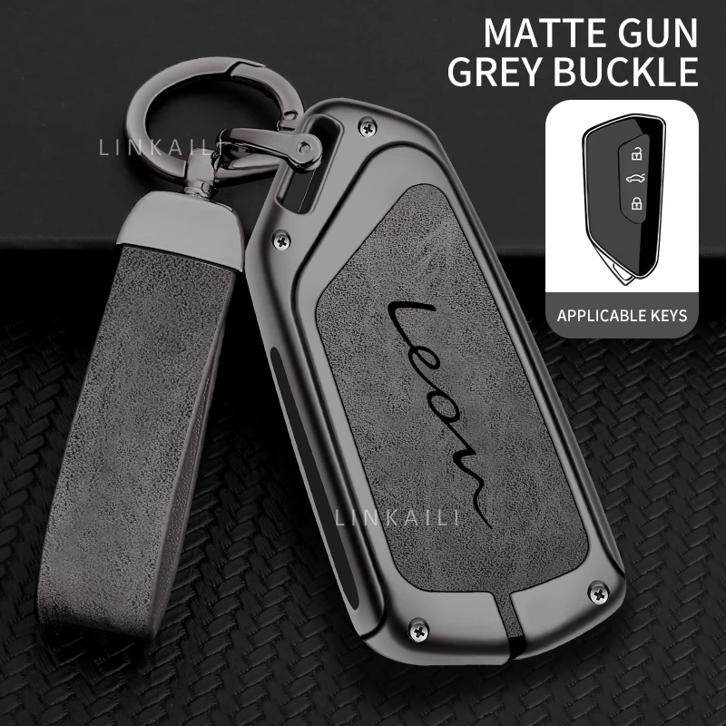 Car Key Case Suitable for FR Cupra Leon Car Keychain Case Metal High-end Car Key Case Car Interior Accessories