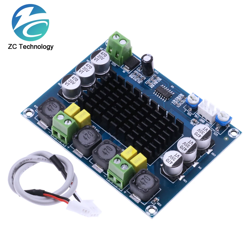 Tpa3116d2 Stereo-Audio-Verstärkermodul HiFi-Sound Zweikanal-Verstärker Heimlautsprecher DC12-26V Verstärkerplatine