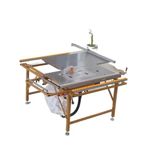소형 미니 접이식 이중 블레이드 슬라이딩 테이블 톱 목공 기계 결합 대패 테이블 톱 목재 절단 톱 기계
