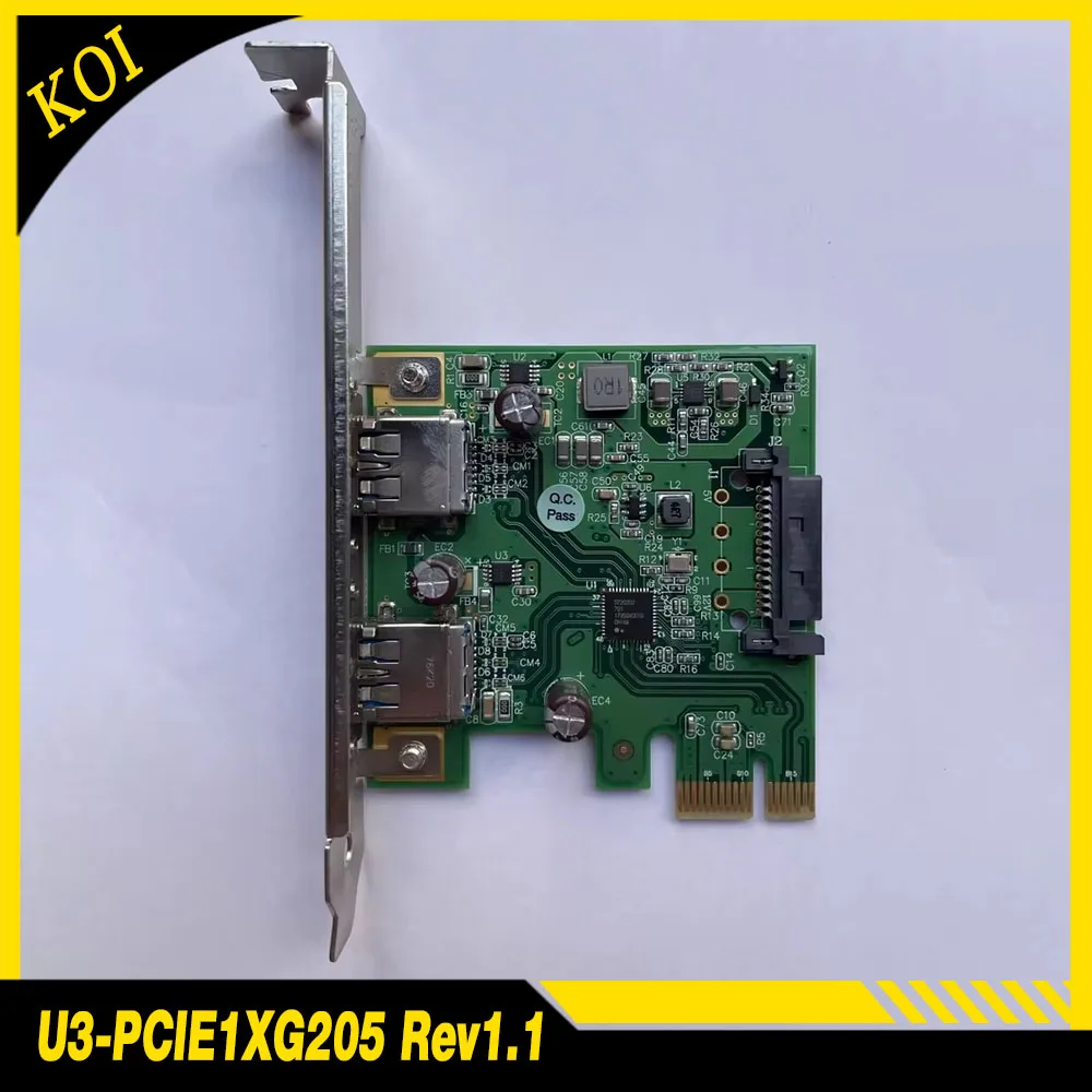 

2-канальная карта сбора изображения промышленной камеры U3-PCIE1XG205 Rev1.1