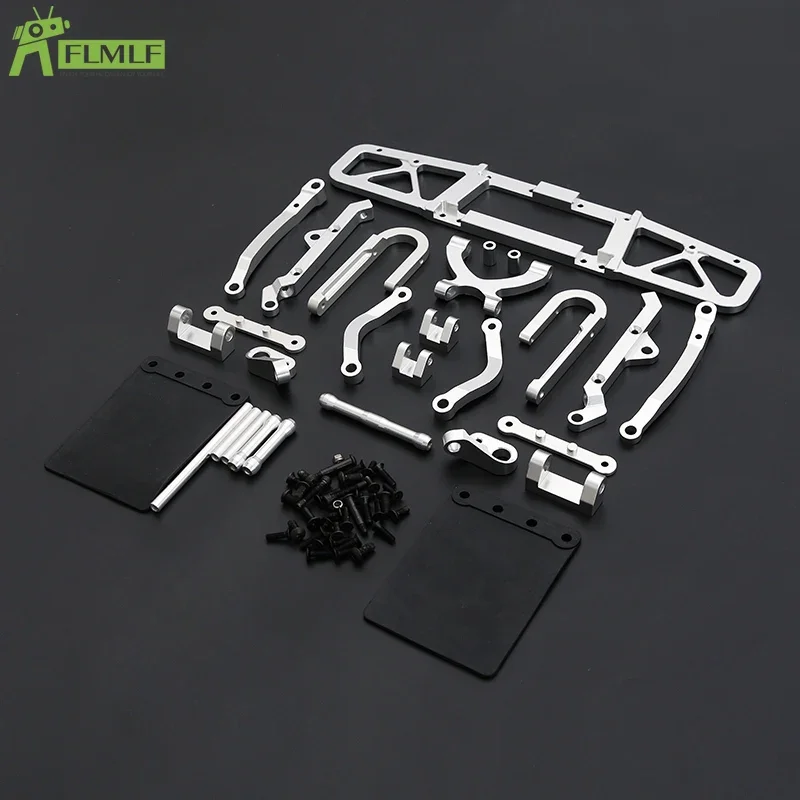 Legierung CNC Heckstoßstange Kit Fit für 1/5 HPI ROFUN BAHA ROVAN KM BAJA 5B 5T 5SC Rc Auto Spielzeug Spiele Teile
