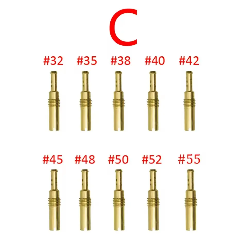 10/20 PCS Für NSR KSR PE PWK PWM Keihin OKO KOSO CVK Motorrad Vergaser Düse Hauptdüse und Langsam/pilot Jet Set Ersatz