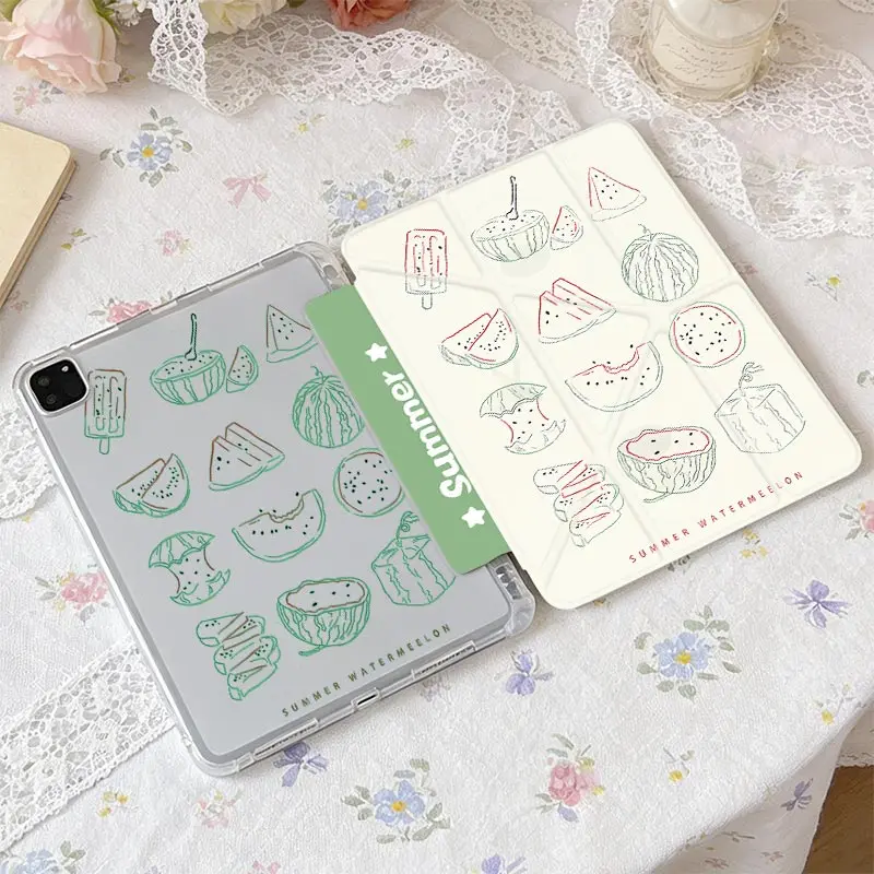 Shockproof 3+Y Fold Tablet Cover For IPad Mini6 8.3 Air3 10.5 Pro11 iPad A16 2025 11th Air11/13 iPad 10.2 7/8/9 4/5th 10.9 10th