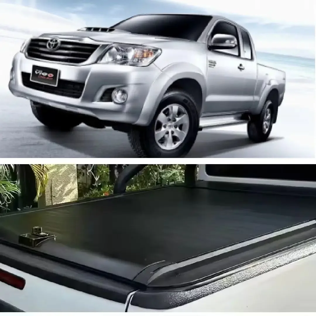 High Quality Design Pickup Truck 4X4 Hard Roller Aluminum Bed Cover Tonneau  For Hilux Vigo