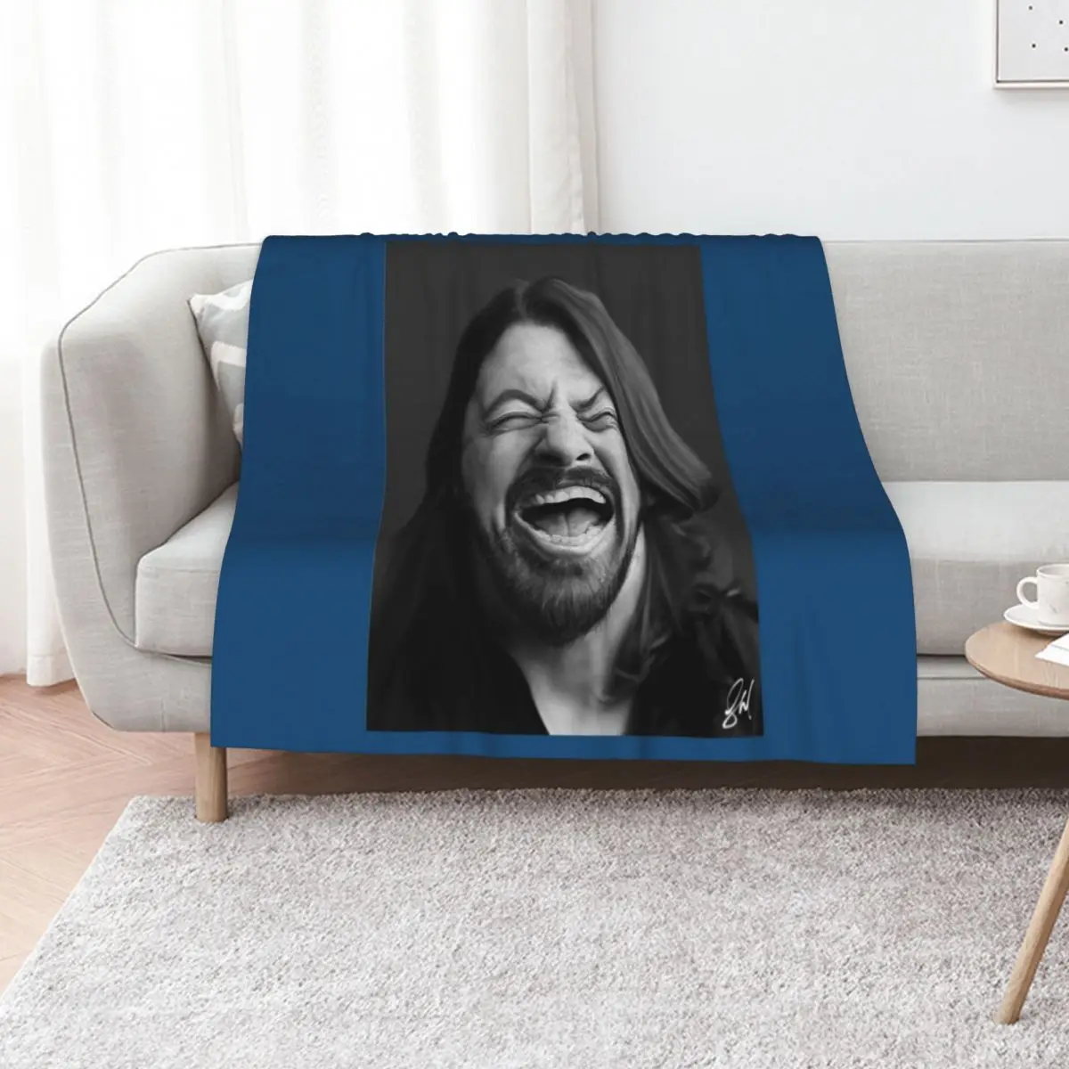 

Grohl Throw Blanket Heavy Summer anime Hair Blankets
