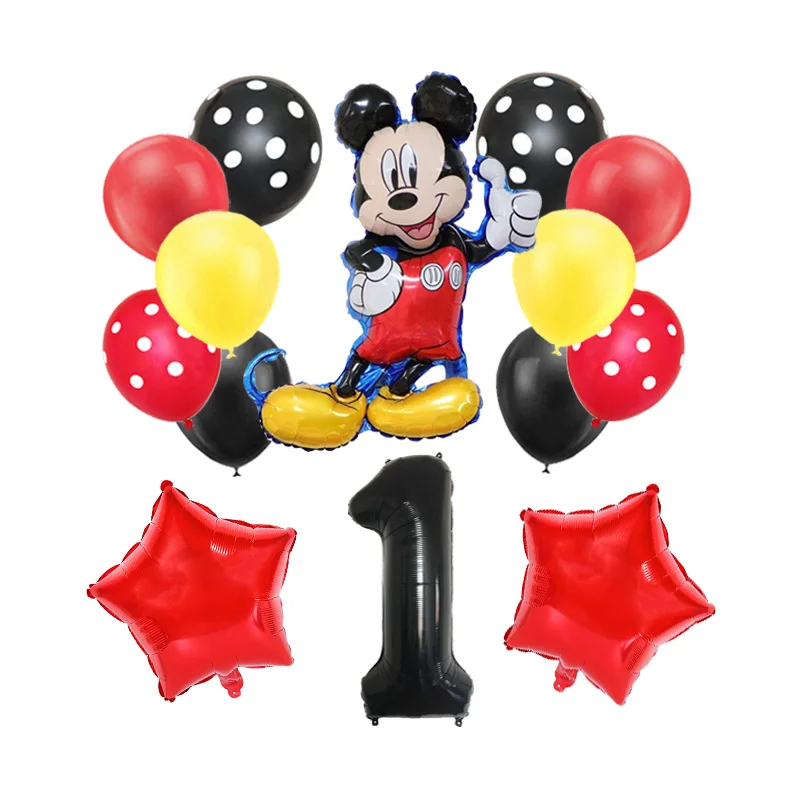 Disney Mickey Mouse Theme Kids Favor Birthday Pack Event Party Cups Plates Baby Shower Mickey Disposable Tableware Decorations