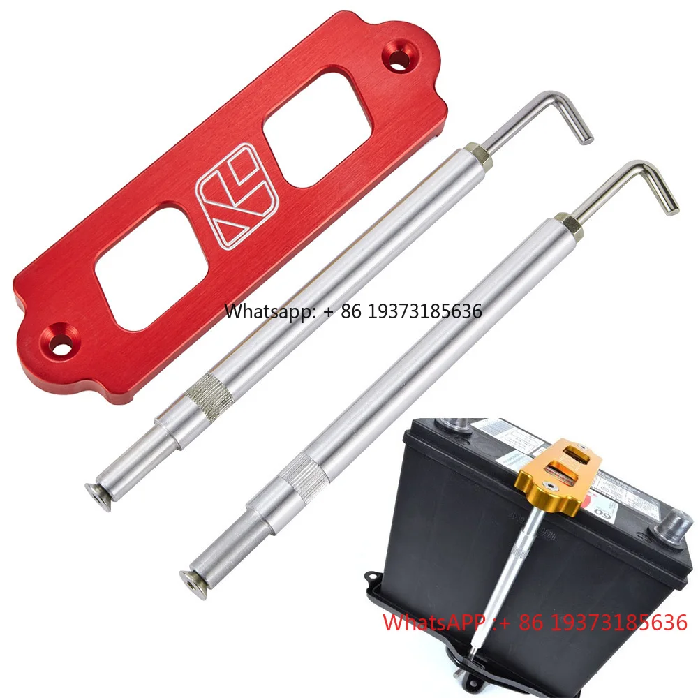 Car Accessories T6061 Aluminum Battery Tie Down Clamp Fit for  honda Civic Integra