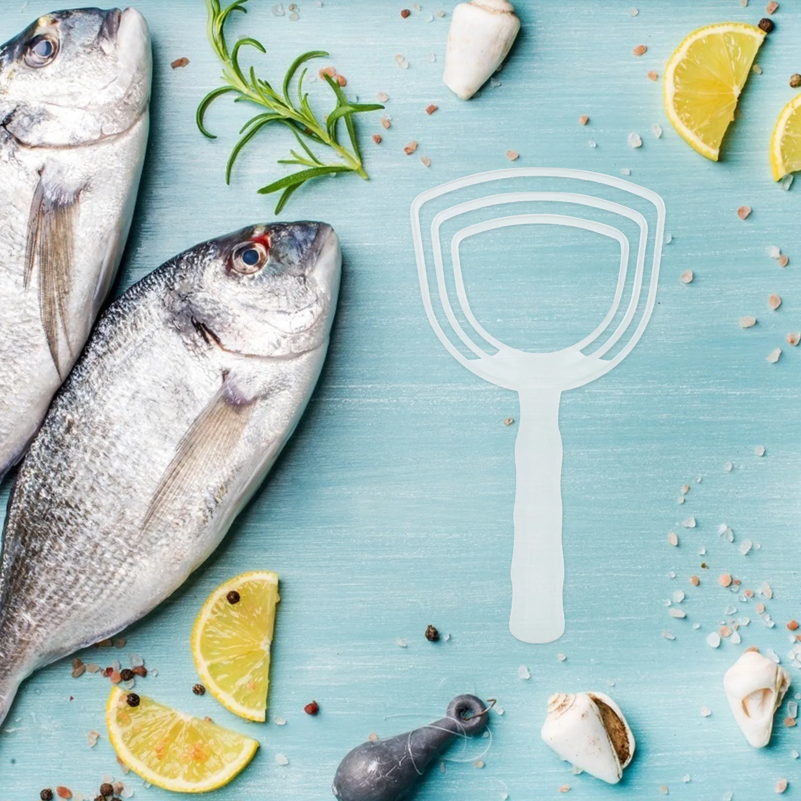 4Pcs Fish Scraping Gadget Simple Strong Scraper for Quick Scale Removal Keeps Flesh Intact Compact Storage Friendly Kitchen