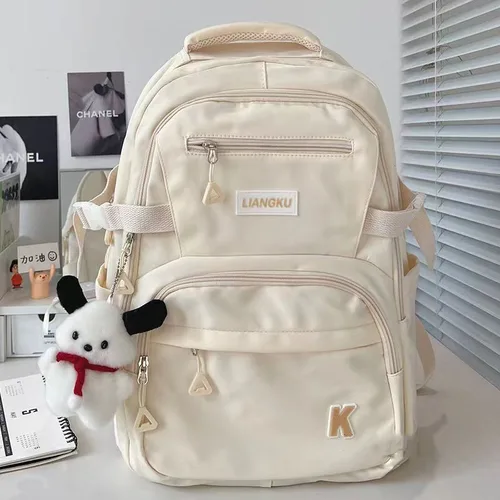 Imagen 2 del producto Mochila Kawai de gran capacidad para mujer, versátil para estudiantes universitarios de secundaria, mochila estilo Instagram, tendencia