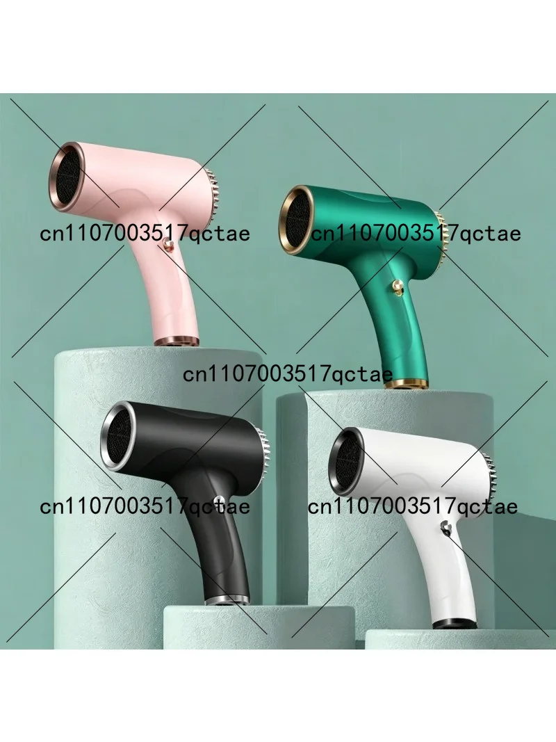 Portable Wireless Hair Dryer Quick Drying Low Noise Hot and Cold Air for Home Student Dormitory Travel