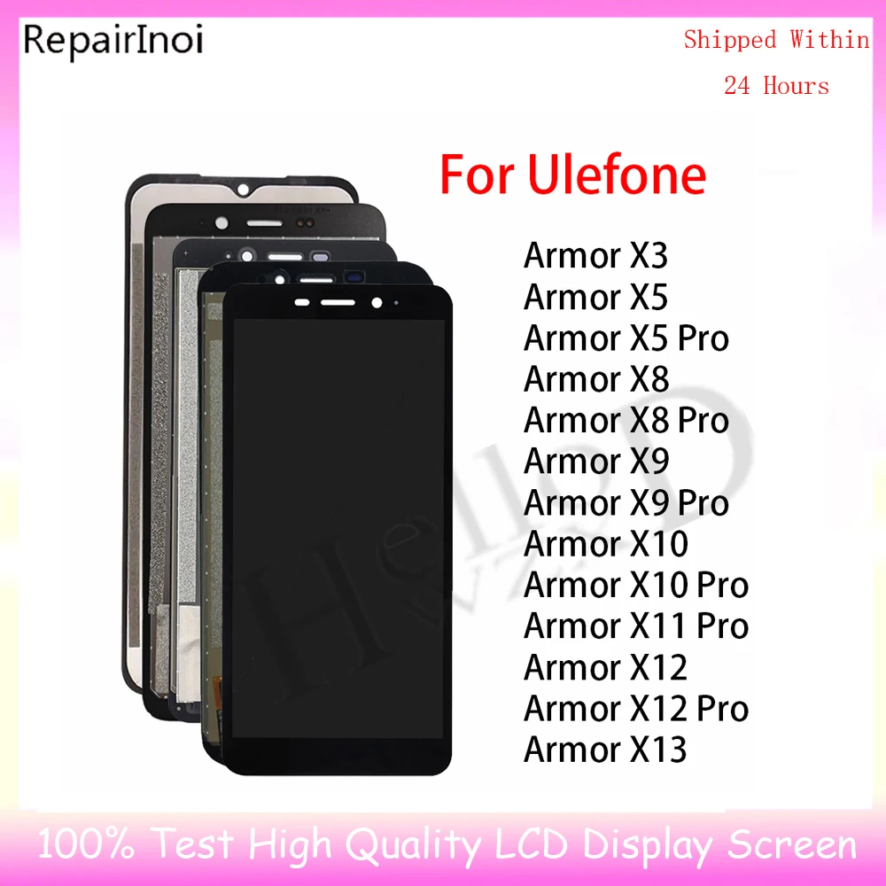 LCD Screen For Ulefone Power Armor X3 X5 X8 X9 X10 X11 X13 X12 Pro LCD Display Touch Screen Assembly Digitier Replacement